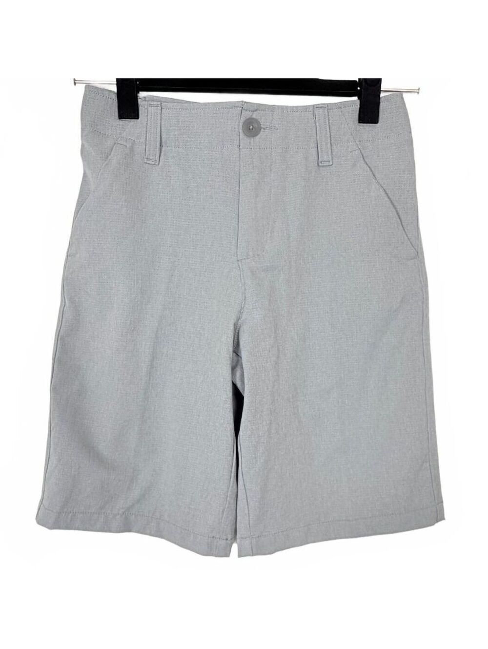 Under Armour Boys Showdown Golf Shorts Mod Gray Youth Medium M 10-12